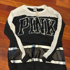 PINK sparkle long sleeve